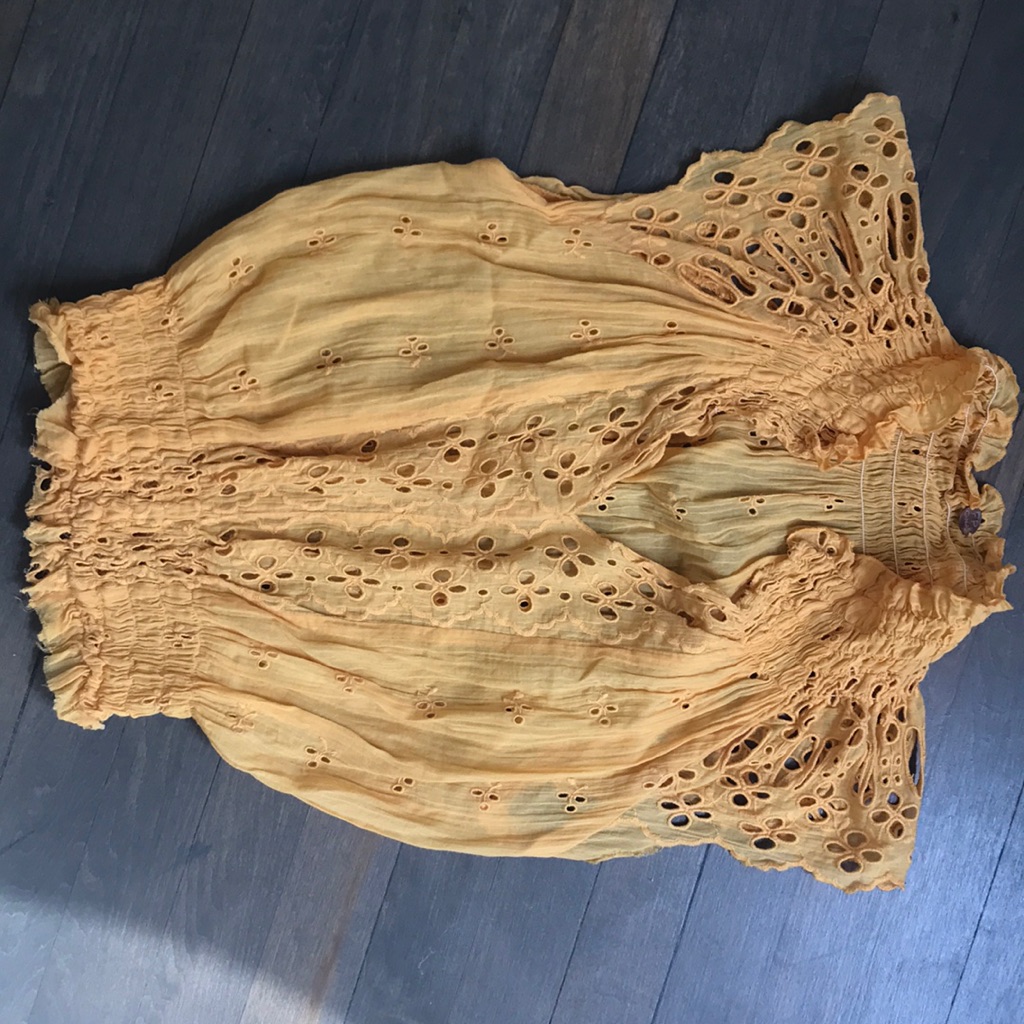 Free People Eyelet Blouse